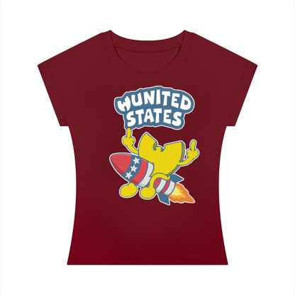 PYN™ "WUSA" Women’s Slim Raglan T-Shirt