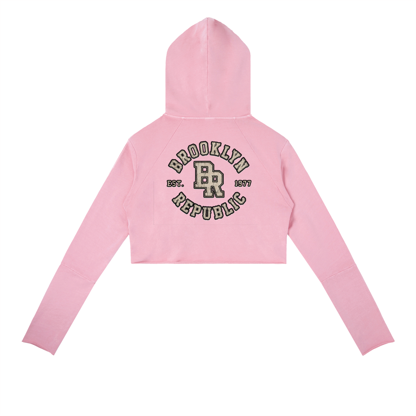 Essential Vintage Washed Raw Edge Hoodie