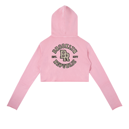Essential Vintage Washed Raw Edge Hoodie