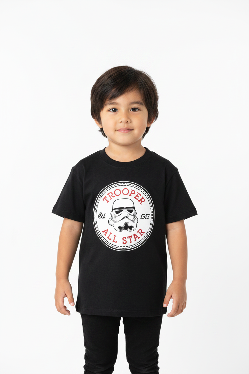 "Storm Trooper All-Star" Pure Cotton Essential Kids T-Shirt