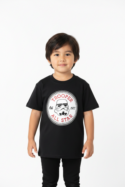 "Storm Trooper All-Star" Pure Cotton Essential Kids T-Shirt