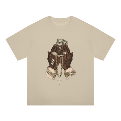 "In God We Trust/Lust" Oversized Drop Shoulder T-Shirt