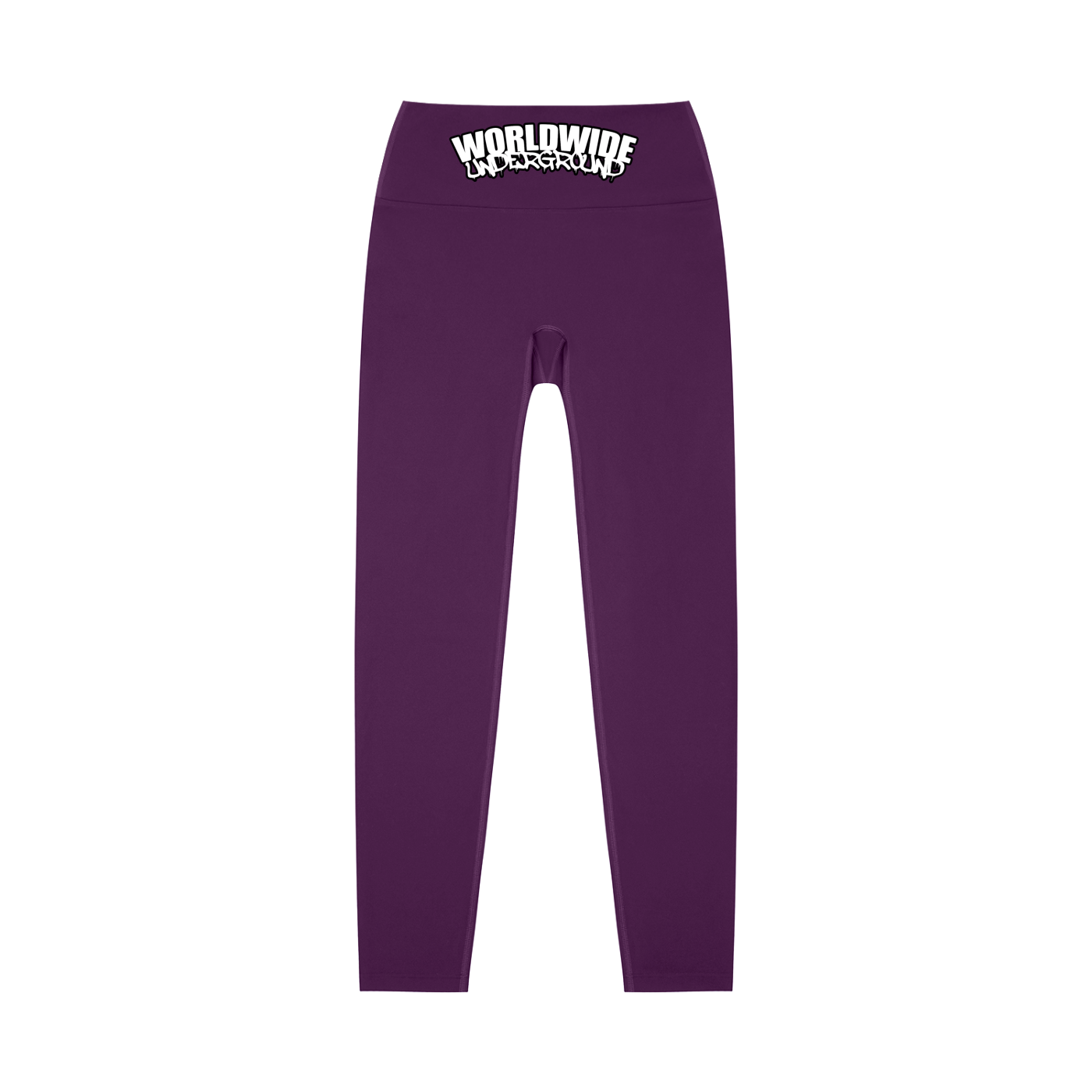 "Worldwide Underground" High-Waisted Yoga Leggings