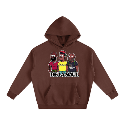 "DE LA TITANS" Oversize Fleeced Hoodie