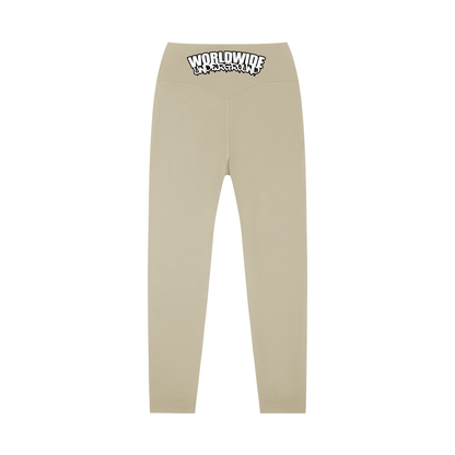 "Worldwide Underground" High-Waisted Yoga Leggings