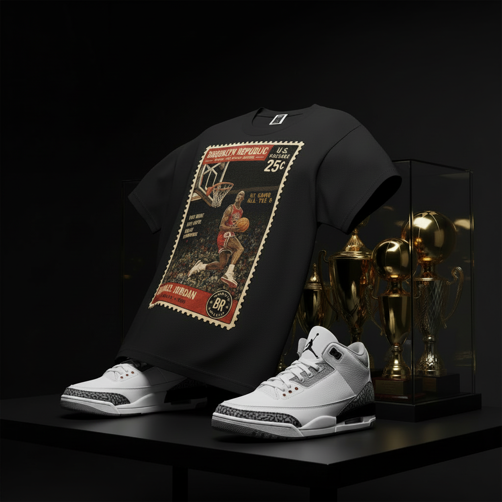 "Air Jordan" Cotton T-Shirt