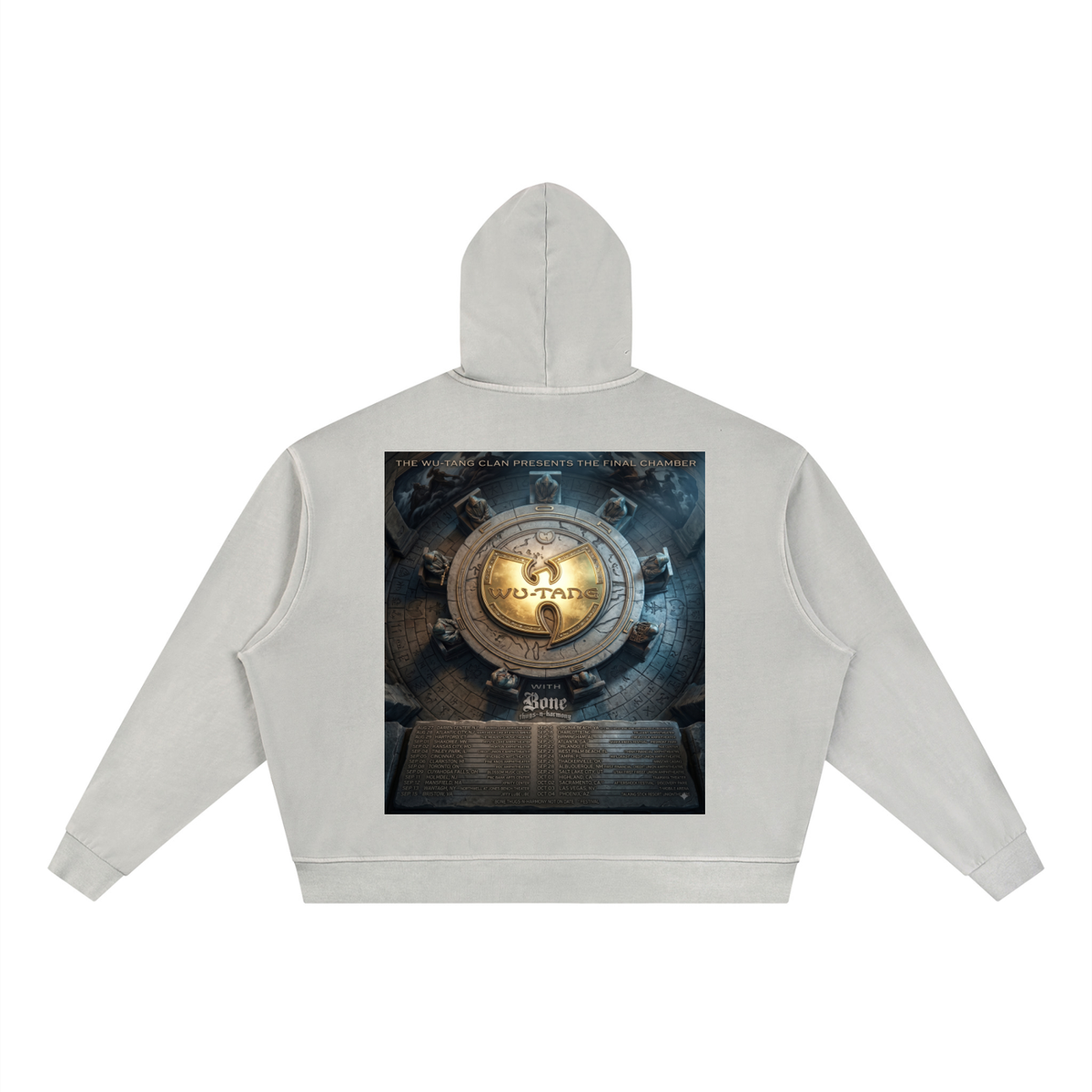 PYN™ "The Final Chamber" Legacy Vintage Wash Full Zip Boxy Hoodie