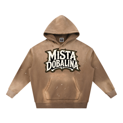 "Mista Dobalina" Vintage Washed Frayed Fleece Hoodie
