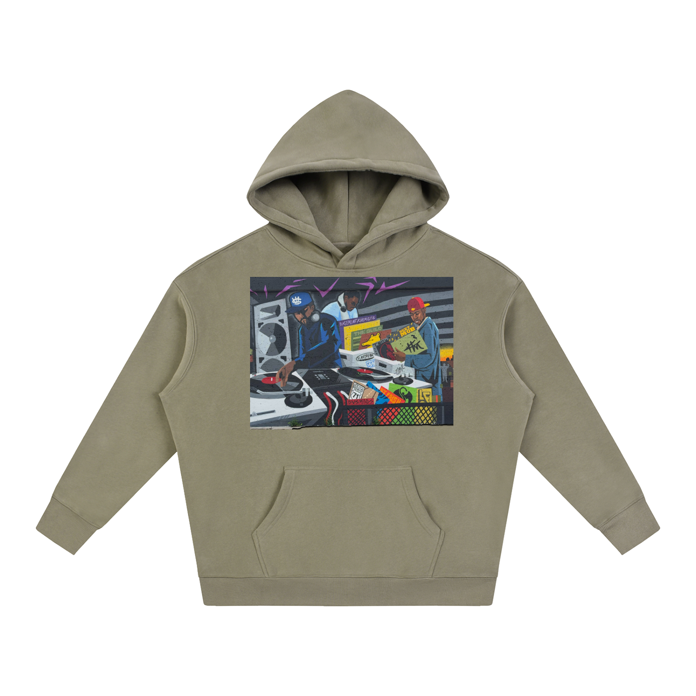 "CHUGHES 4 EVA" Oversize Fleeced Hoodie