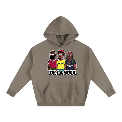 "DE LA TITANS" Oversize Fleeced Hoodie