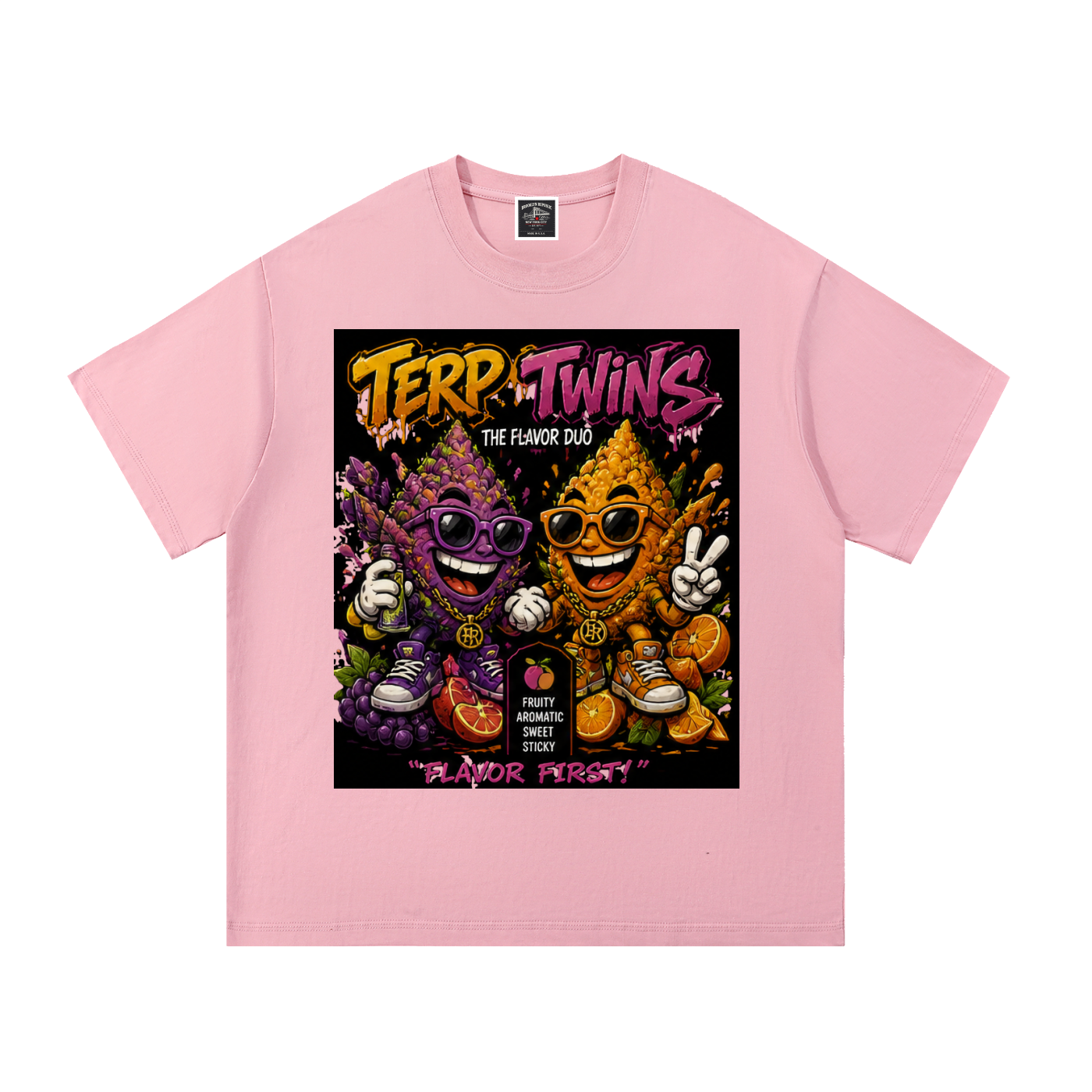 Sparksky & Dutch™ "Terp Twins" Cotton T-Shirt