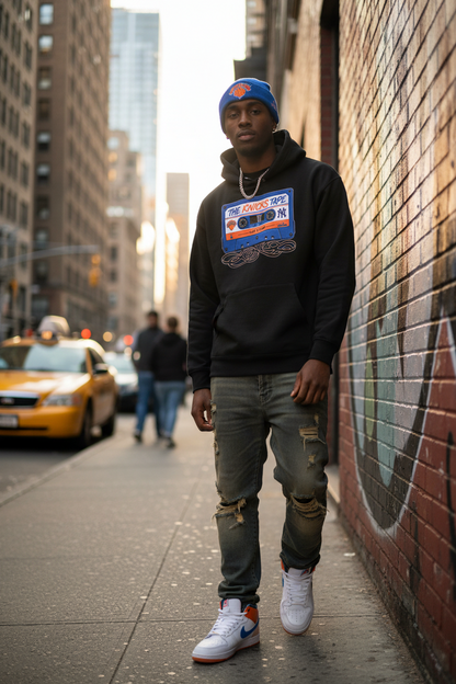"The Knicks Tape" Oversized Boxy Fit Fleece Hoodie