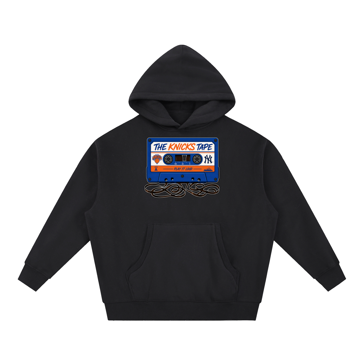 "The Knicks Tape" Oversized Boxy Fit Fleece Hoodie