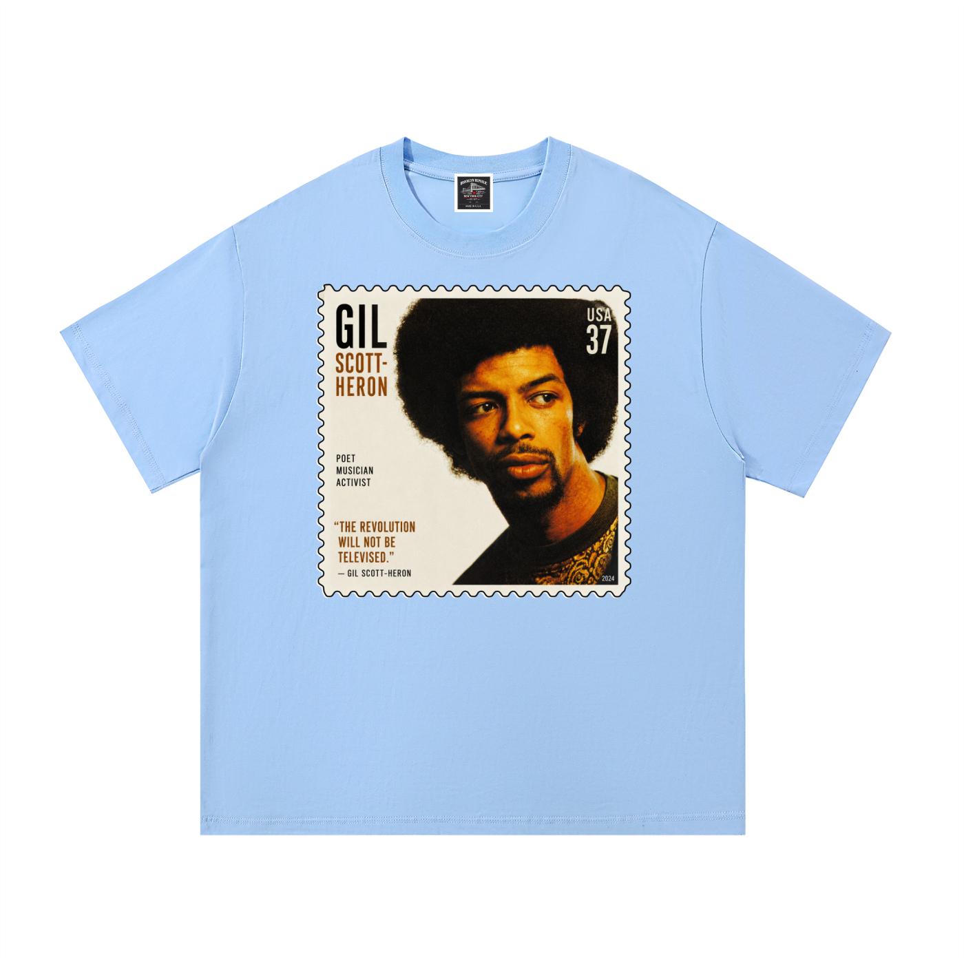 "Gil Scot-Heron" Cotton T-Shirt