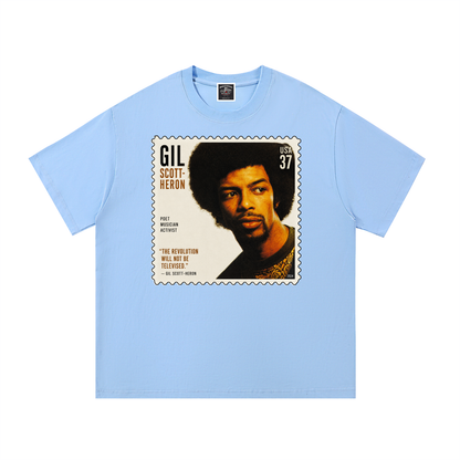 "Gil Scot-Heron" Cotton T-Shirt
