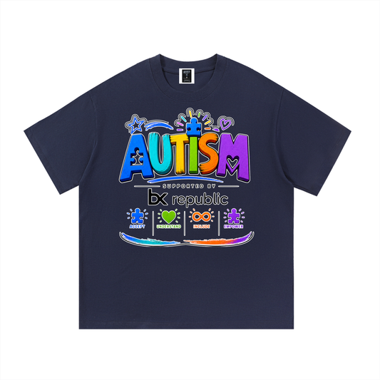 "Autism Speaks" Cotton T-Shirt