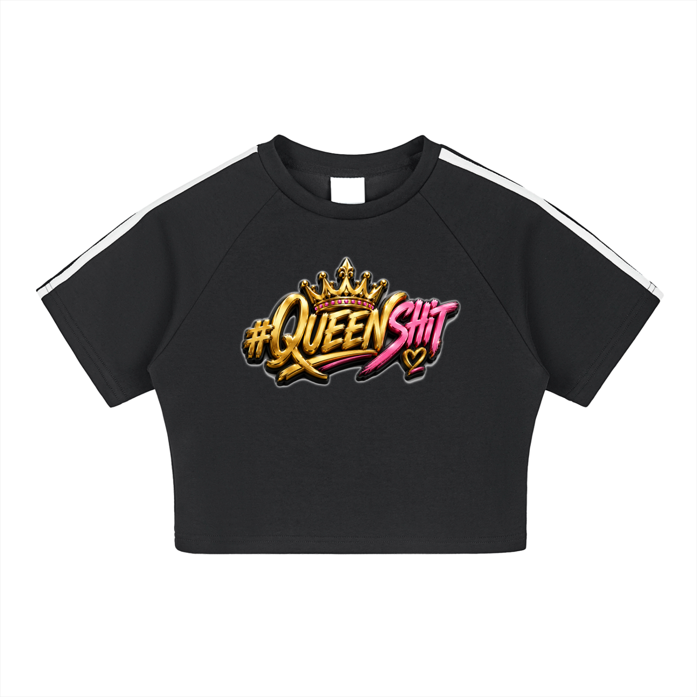 "QUEEN" Performance Crop Top