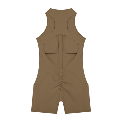 Brooklyn Republic Essentials™ Women’s Quarter-Zip Yoga Romper
