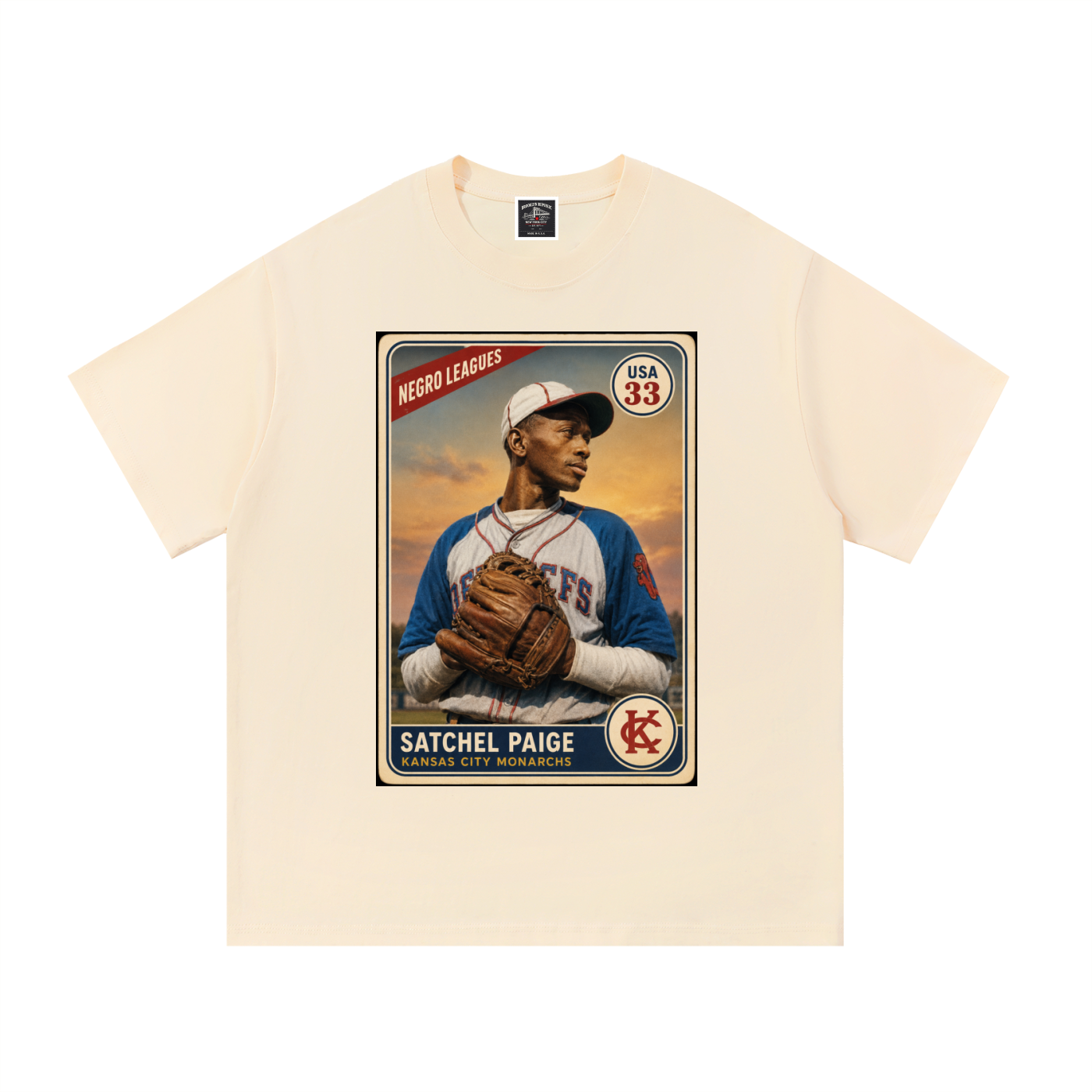 “Satchel Paige” Cotton T-Shirt