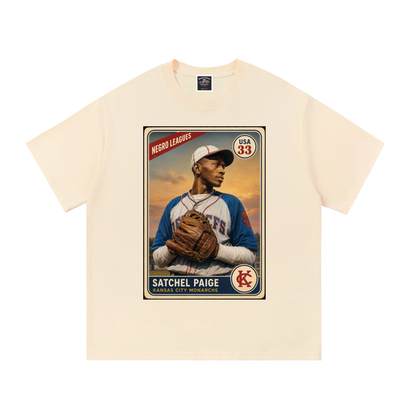 “Satchel Paige” Cotton T-Shirt
