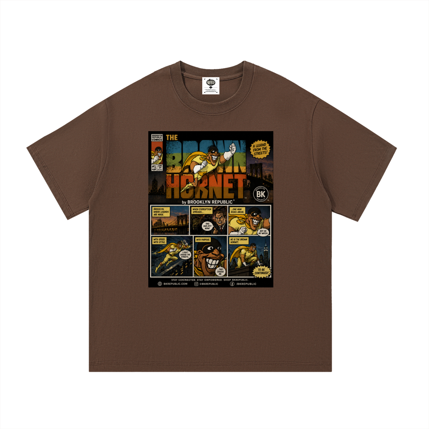 "The Brown Hornet" Cotton T-Shirt
