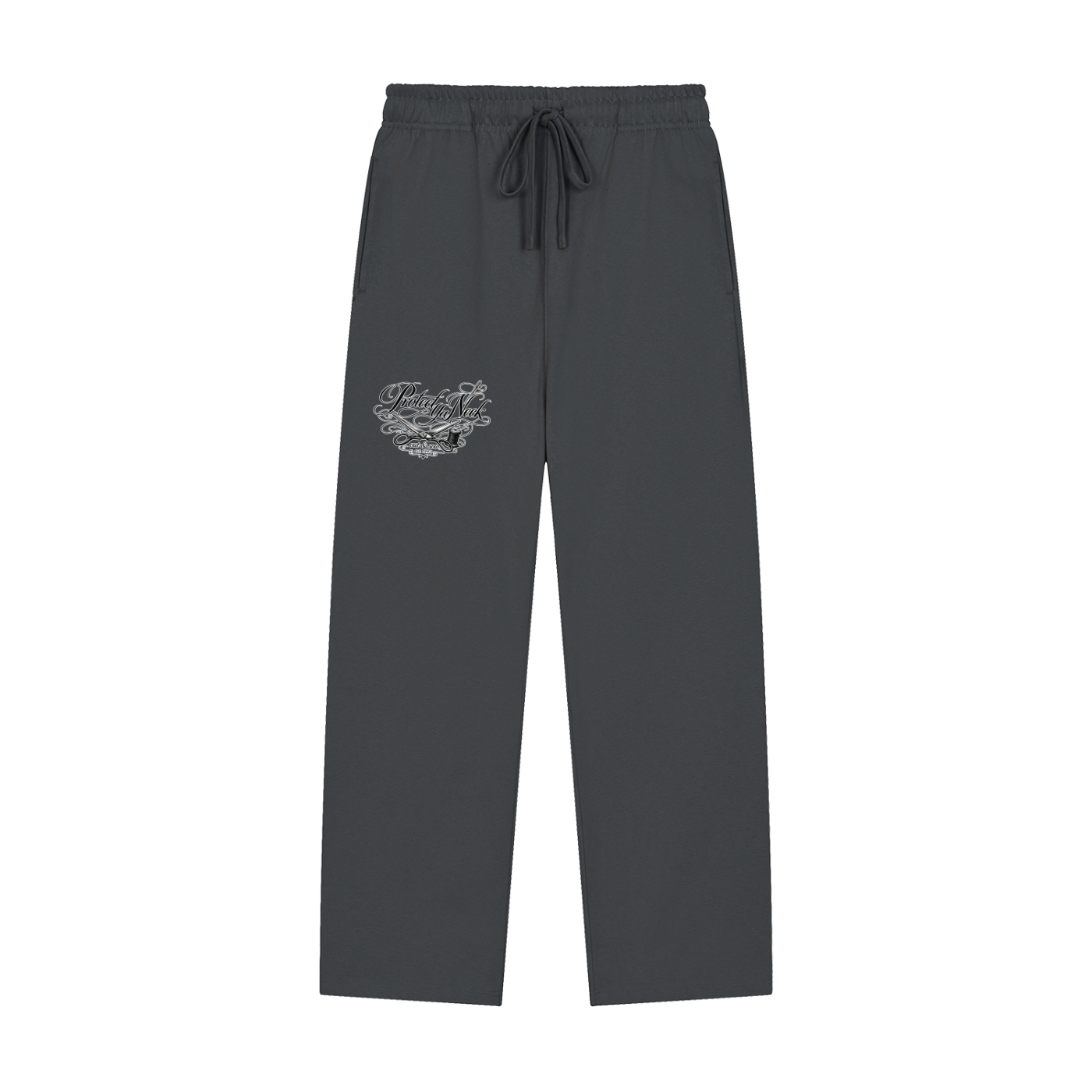PYN™ x BKRP™ "Cut & Sew" Solid Color Straight-Leg Sweatpants