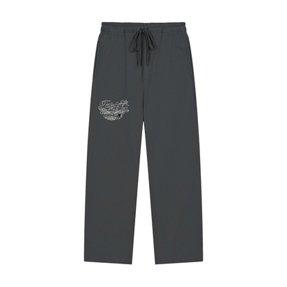 PYN™ x BKRP™ "Cut & Sew" Solid Color Straight-Leg Sweatpants