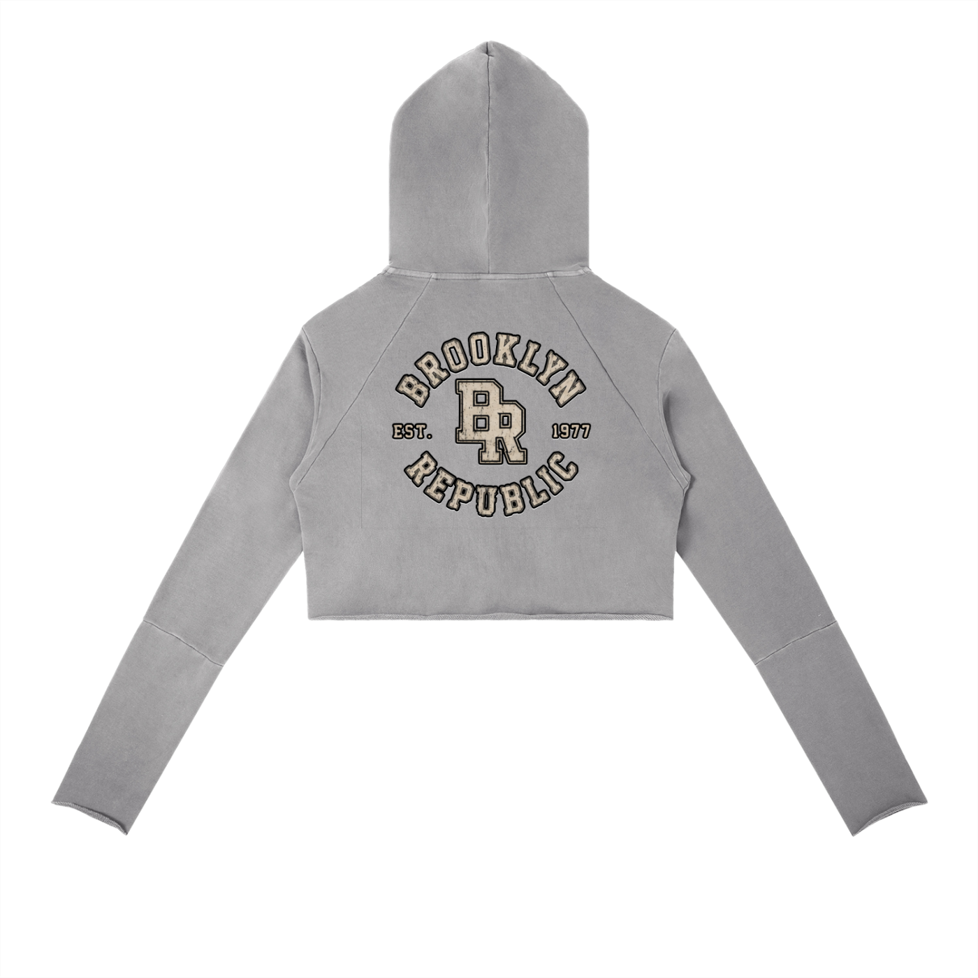 Essential Vintage Washed Raw Edge Hoodie