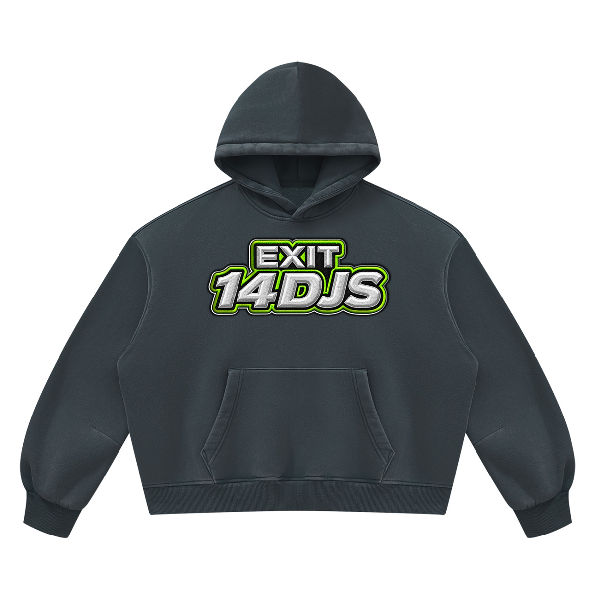 "Exit 14"  Vintage Wash Barrel Leg Fleece Sweatsuit