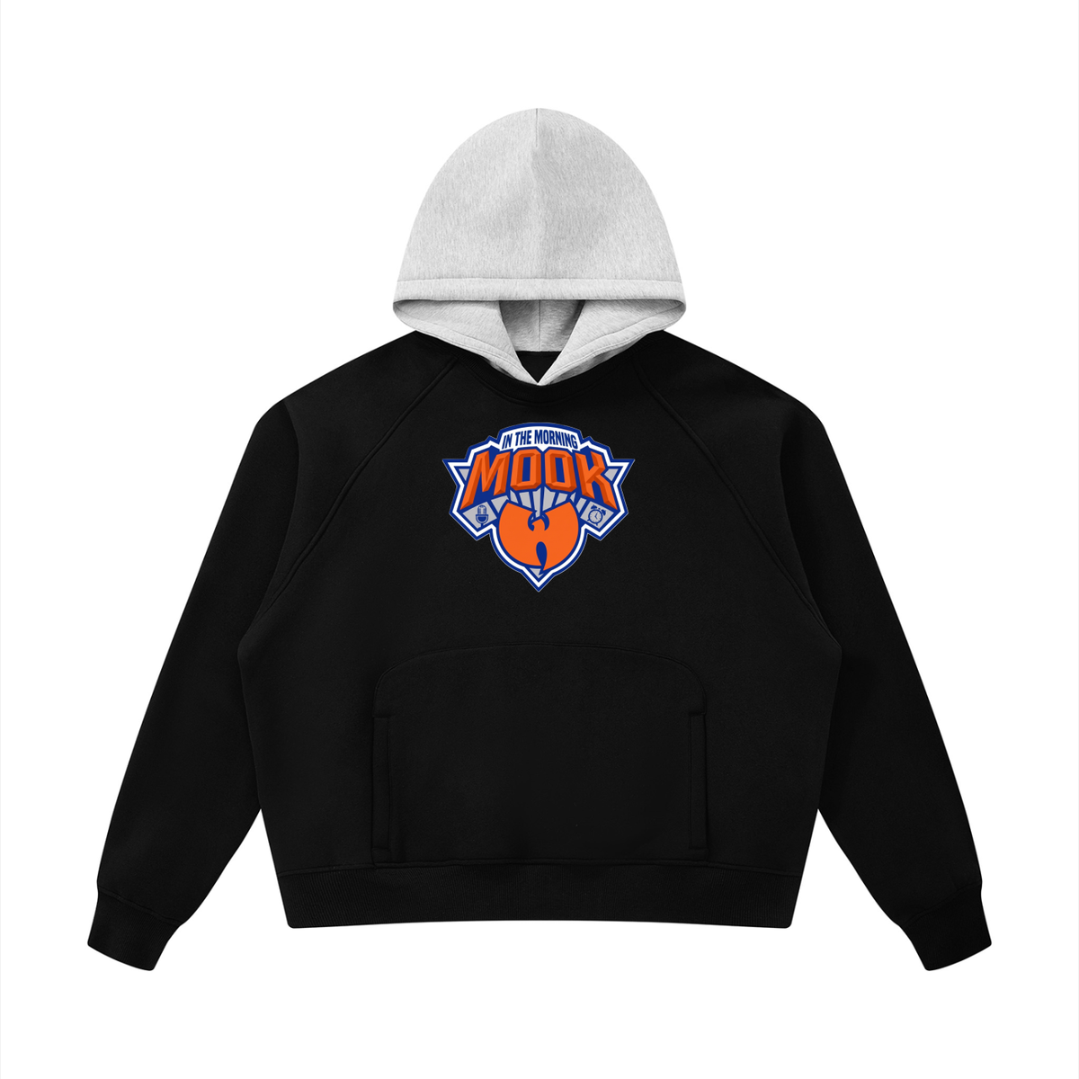 PYN™ "Mook in the Morning" Fleece Raglan Color Block Hoodie
