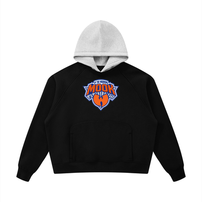 PYN™ "Mook in the Morning" Fleece Raglan Color Block Hoodie