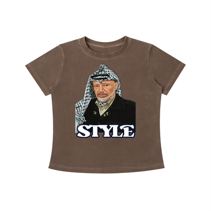 "PLO Style" Vintage Wash Slim Fit T-shirt