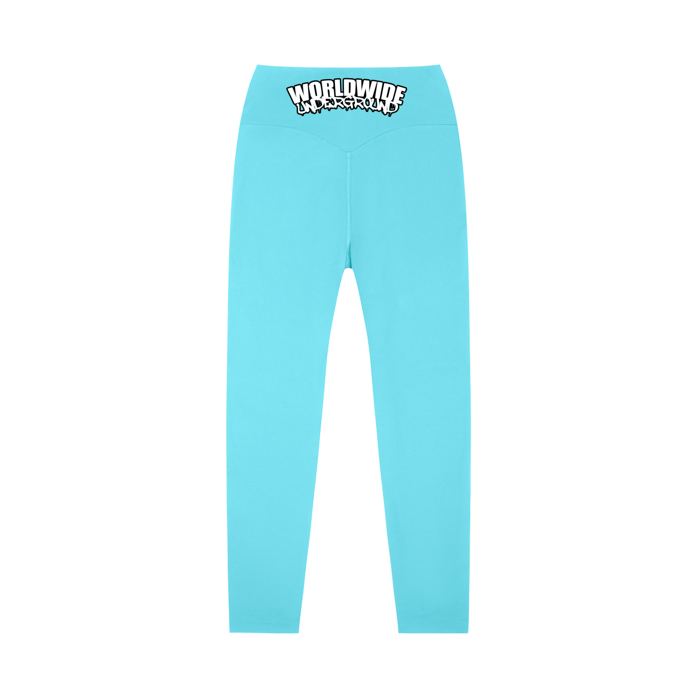 "Worldwide Underground" High-Waisted Yoga Leggings