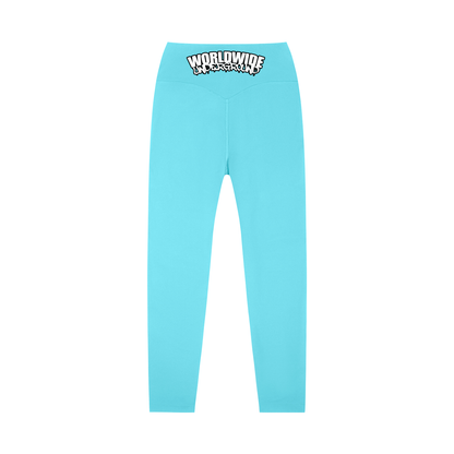 "Worldwide Underground" High-Waisted Yoga Leggings