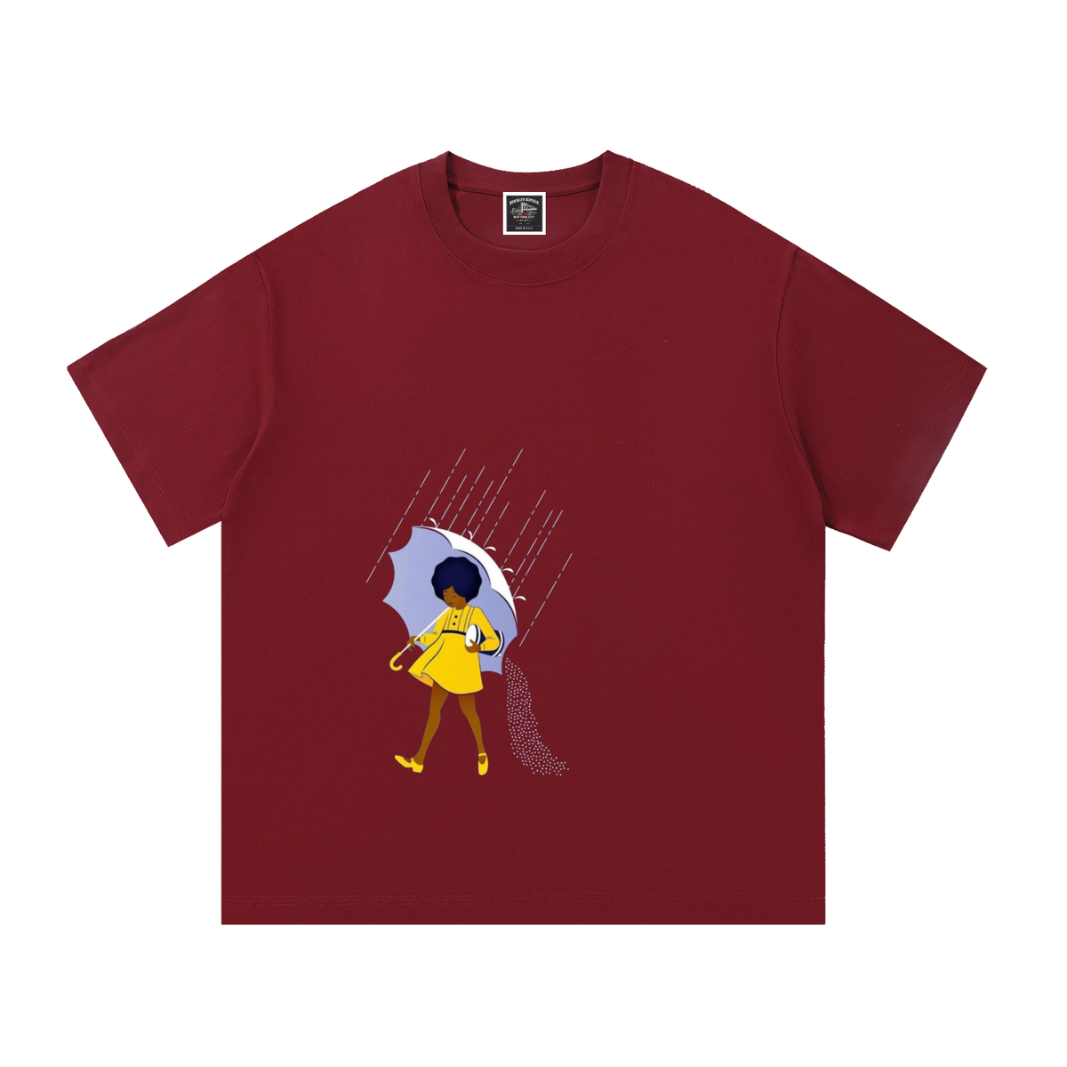 "When it Pours, on the Poor" Cotton T-Shirt