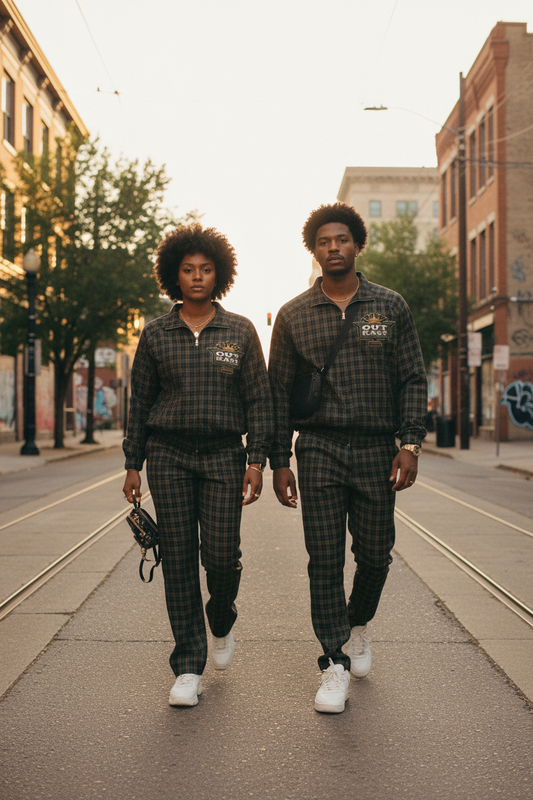 S.W.A.Ts™ "Headland & Delowe" Unisex Plaid Sweatsuit
