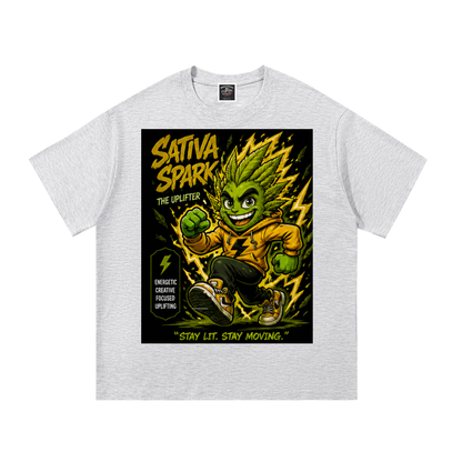 Sparksky & Dutch™ "Sativa Spark" Cotton T-Shirt