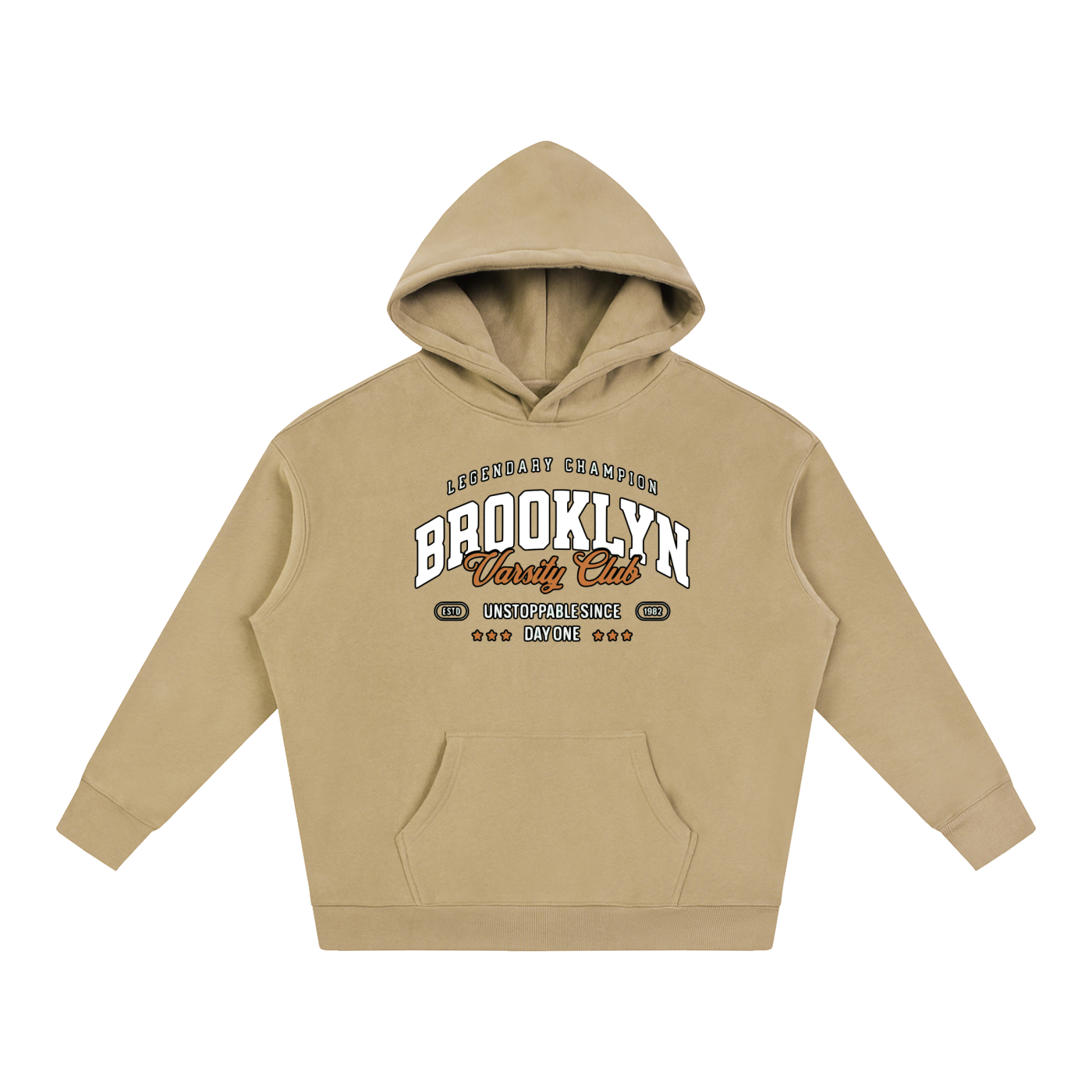 "Varsity Club" Oversize Fleeced Hoodie