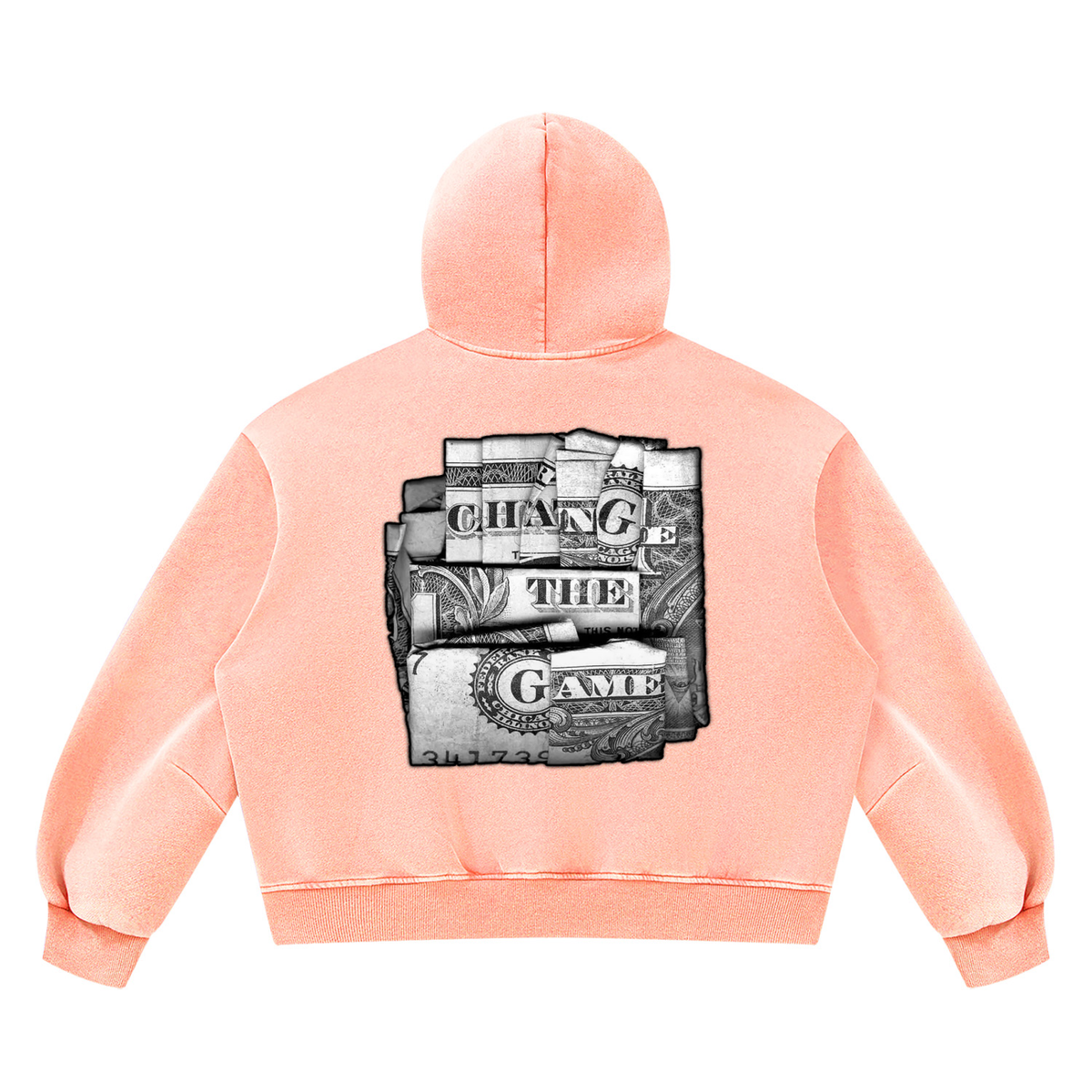 "Double Entendre" Vintage Wash Boxy Fleece Hoodie