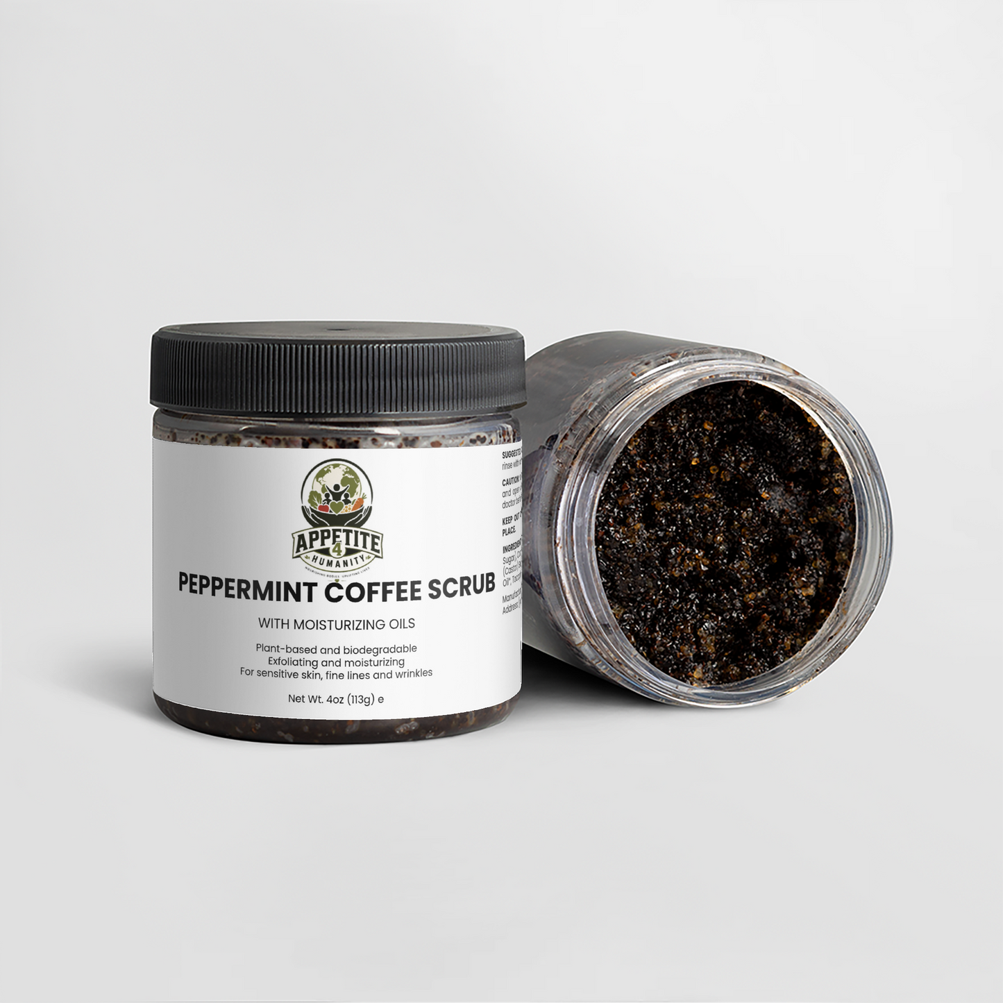 A4H™ Peppermint Coffee Scrub