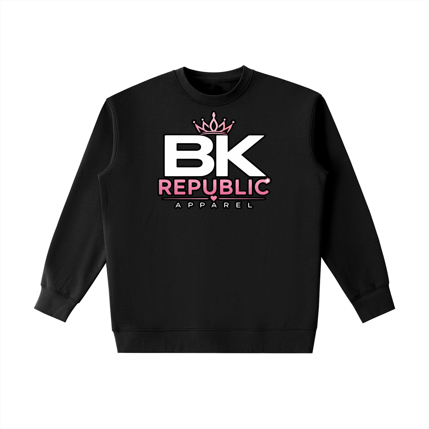 "Brooklyn Republic Essentials" Women's Block Party Heavyweight Crewneck Sweatshirt
