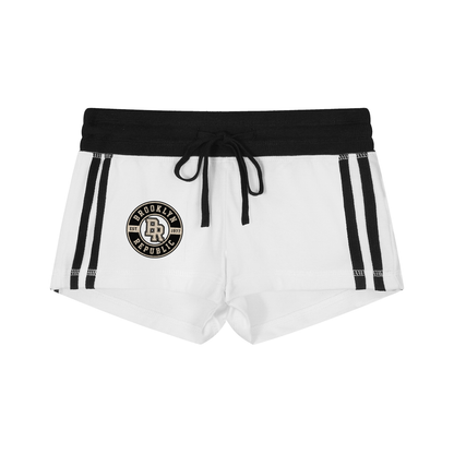 "Brooklyn Republic Essentials"  Women's Contrast Stripe Track Shorts