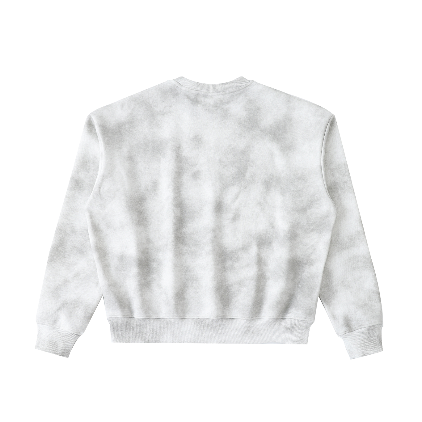 "BK Republic™ " Dirty Washed Boxy Fleeced Sweatshirt