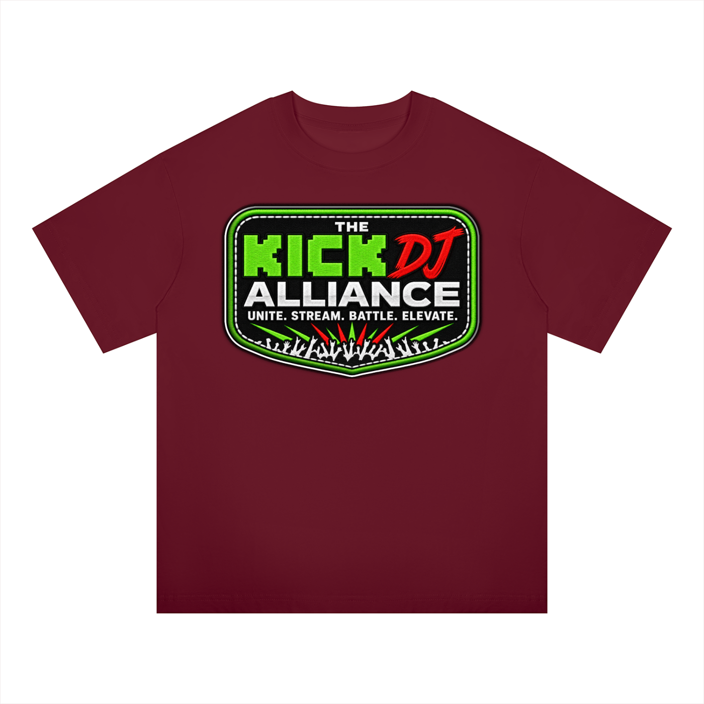 "KICK DJ Alliance" Oversized Drop Shoulder T-Shirt
