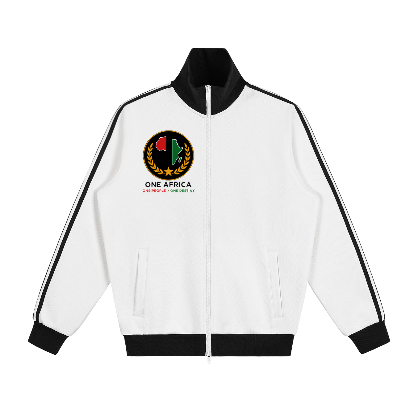 "One Voice" Contrast Fleece Track Jacket