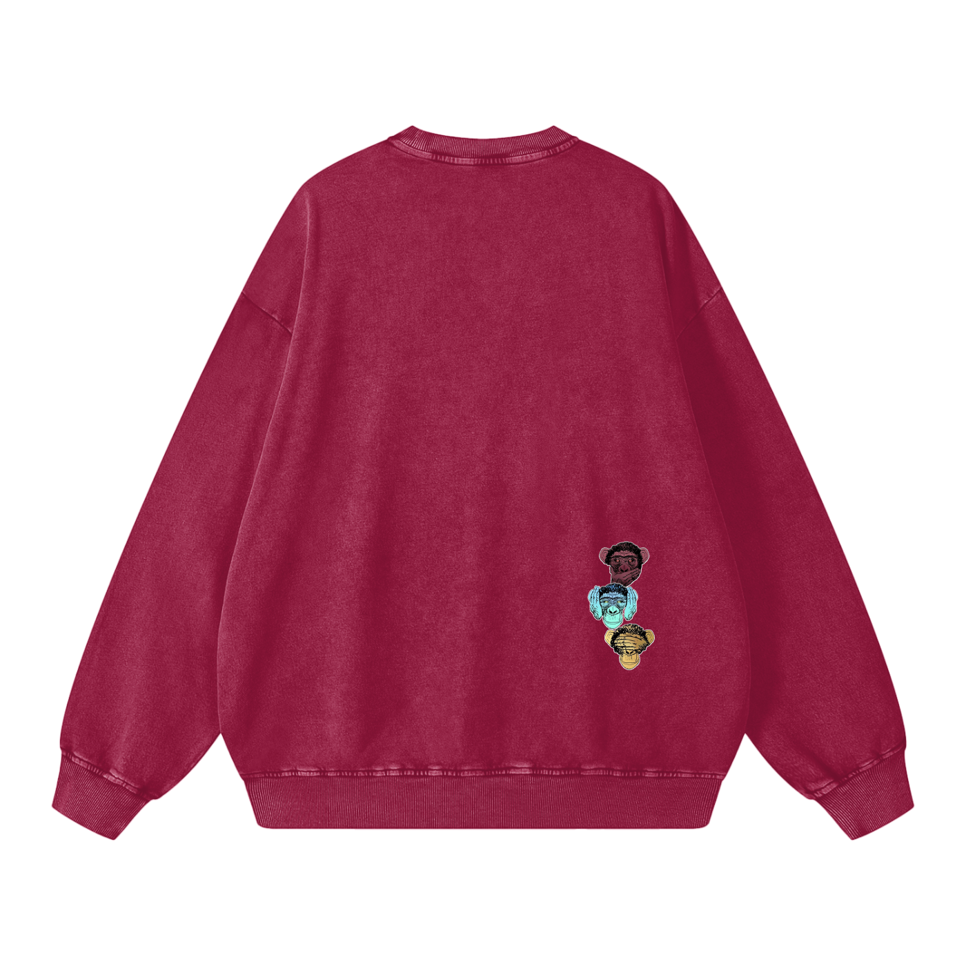 "Bootleg Theory" Snow Washed Oversized Sweatshirt