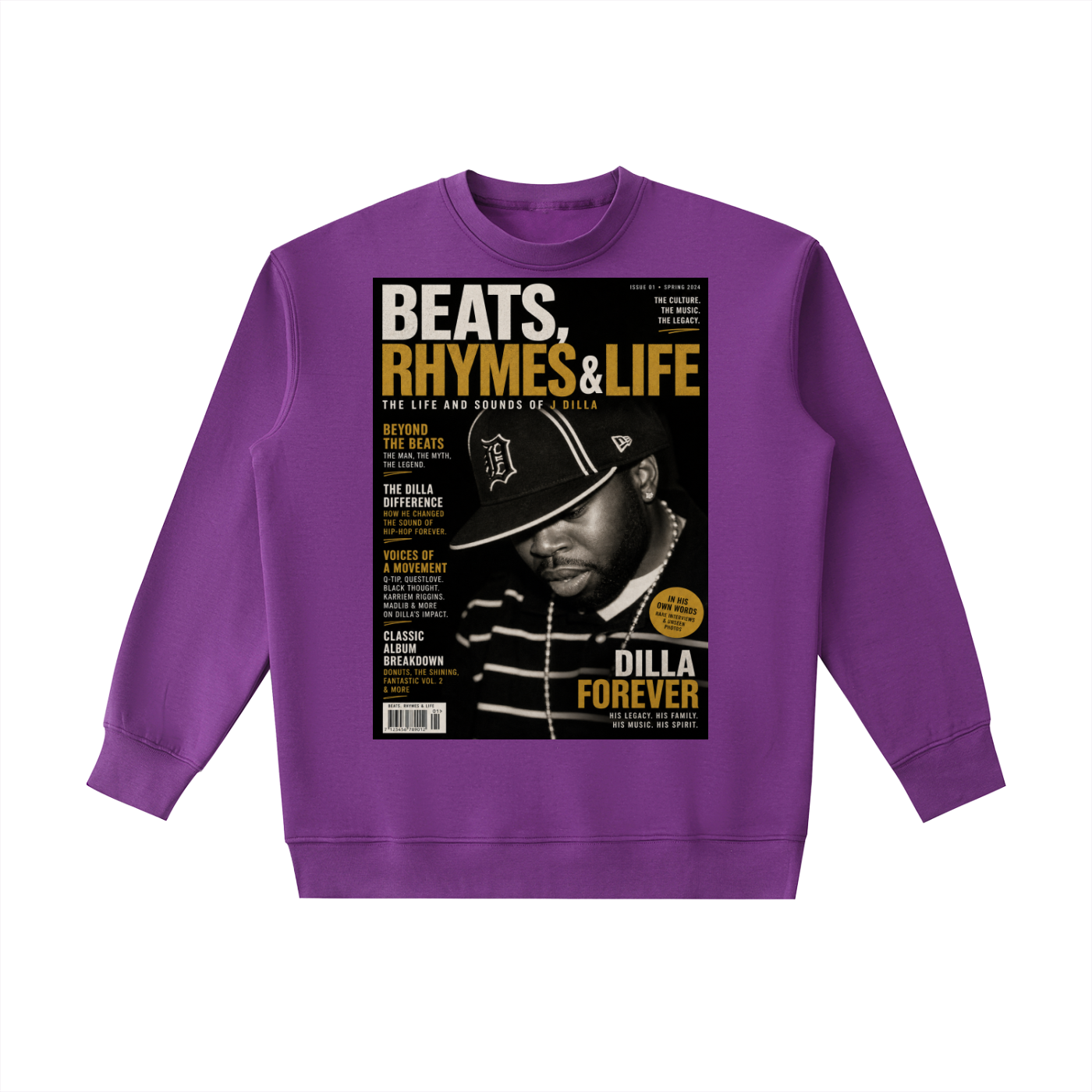 "Beats, Rhymes & Life" Heavyweight Crewneck Sweatshirt
