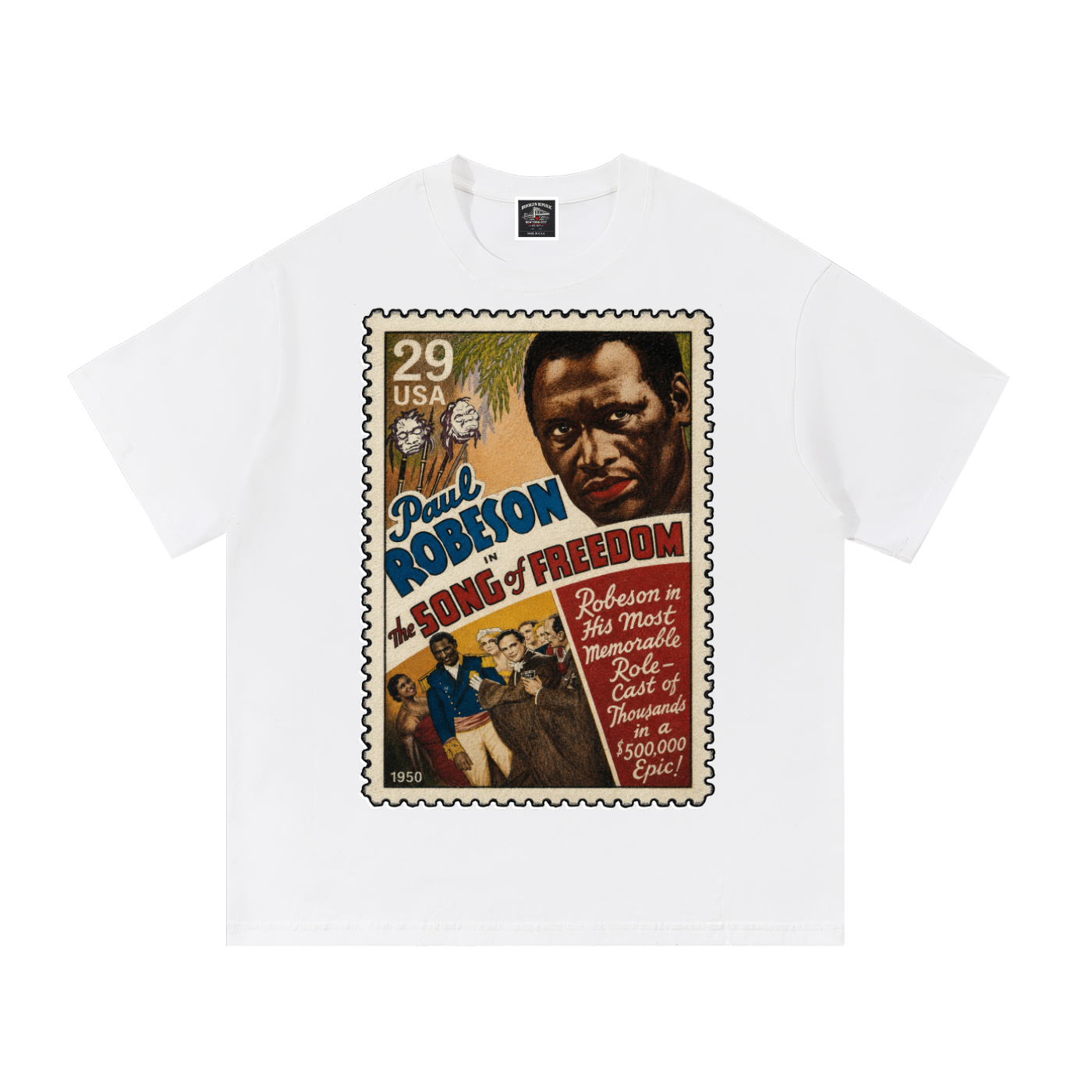 "Paul Robeson" Cotton T-Shirt