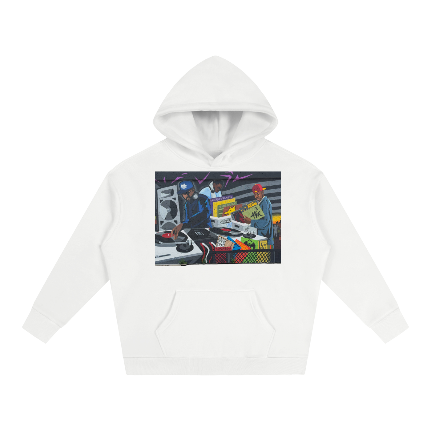"CHUGHES 4 EVA" Oversize Fleeced Hoodie