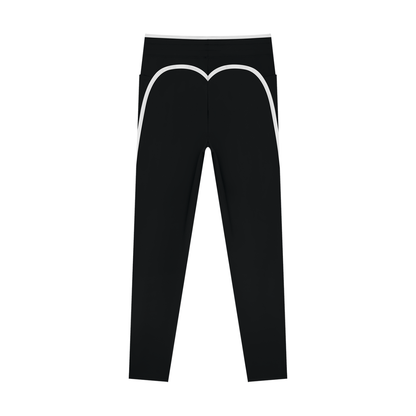 "Brooklyn Republic Essentials" Women’s Color Block Yoga Leggings